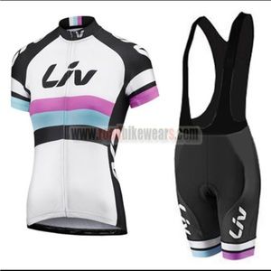 LIV Women's Biking Jersey & Padded Bib Size Small